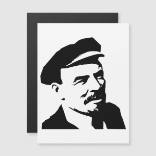 Lenin, USSR, CCCP, Sovjet-Unie, Communisme Magnetische Uitnodiging