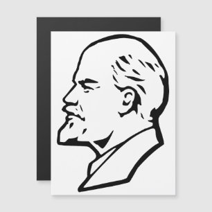 Lenin, USSR, CCCP, Sovjet-Unie, Communisme Magnetische Uitnodiging