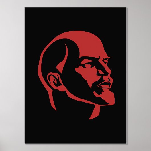Lenin, USSR, CCP, Sovjet-Unie, Communisme Folie Afdrukken (Voorkant)