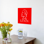 Lenin, USSR, CCP, Sovjet-Unie, Communisme Folie Afdrukken (Laag (Keuken))