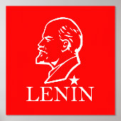 Lenin, USSR, CCP, Sovjet-Unie, Communisme Folie Afdrukken (Voorkant)