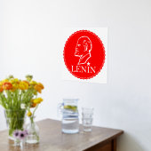 Lenin, USSR, CCP, Sovjet-Unie, Communisme Folie Afdrukken (Laag (Keuken))