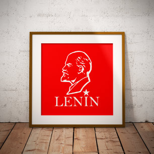 Lenin, USSR, CCP, Sovjet-Unie, Communisme Folie Afdrukken