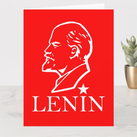 Lenin, USSR, CCP, Sovjet-Unie, Communisme Kaart (Kleine Plant)