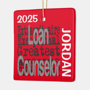 Leningadviseur Extraordinaire Aangepast Keramisch Ornament