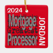 Leningen Processor Extraordinaire CUSTOM Keramisch Ornament (Voorkant)