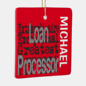 Leningen Processor Extraordinaire CUSTOM Keramisch Ornament (Rechts)