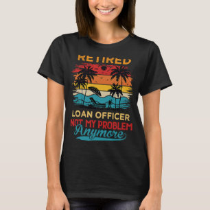 leninggever in ruste niet mijn probleem t-shirt