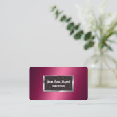 Leningofficier Visitekaartje (Staand voorkant)