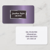 Leningofficier Visitekaartje (Voorkant / Achterkant)