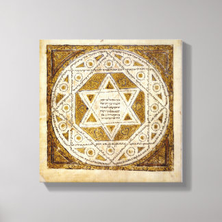 Leningrad Codex Canvas Afdruk