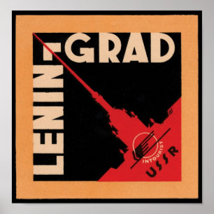 Leningrad-reisposter Poster