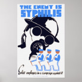 L'ennemi c'est la syphilis Poster (Devant)