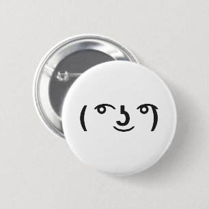 Lenny face memes ( ͡° ͜ʖ ͡°) Tekst Emoji Ronde Button 5,7 Cm