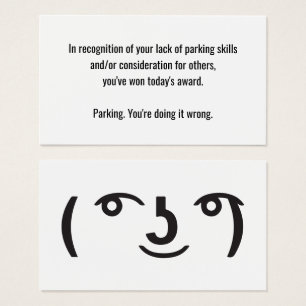 Lenny face memes ( ͡° ͜ʖ ͡°) Tekst Emoji Visitekaartjes