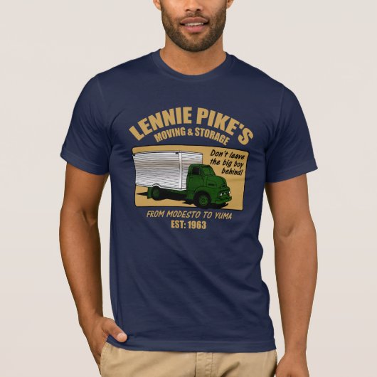 Lenny Pike's Bewegen & Opslag T-shirt (Voorkant)