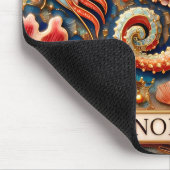 LENORA ~ RODE BLOEMEN ~ Mousepad Muismat (Hoek)