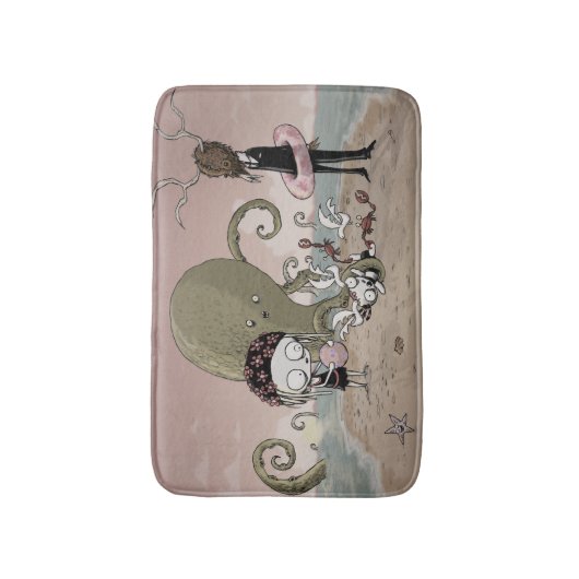 Lenore Beach Party Bath Mat (Voorkant Verticaal)