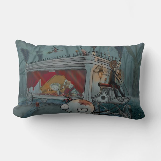 Lenore Funeral Carriage Kussen (Voorkant)