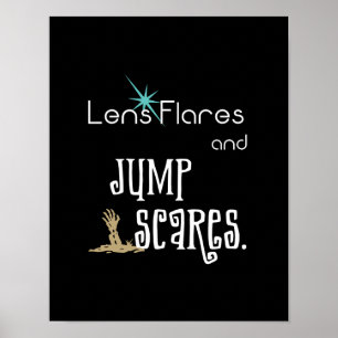 Lens Flares et Jump Scares film humour Poster