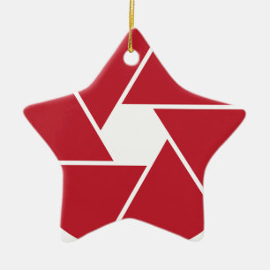 Lens grafisch ontwerp openen keramisch ornament