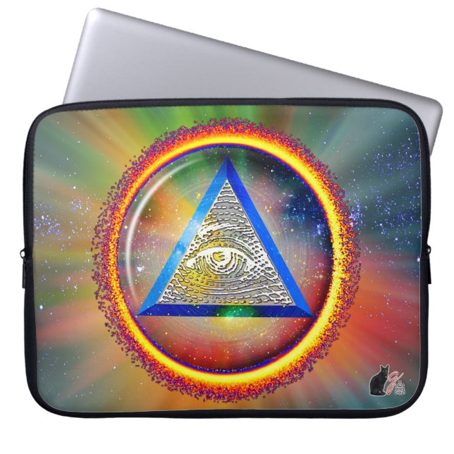 Lens van Geldigheid Laptop Sleeve (Voorkant)