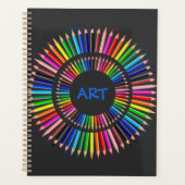 L'enseignant d'art, crayons colorés (Devant)