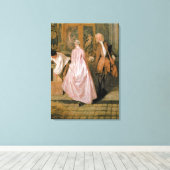 L'Enseigne de Gersaint, 1720 Canvas Afdruk (Insitu (Houten vloer))