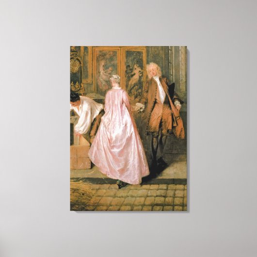 L'Enseigne de Gersaint, 1720 Canvas Afdruk (Voorkant)