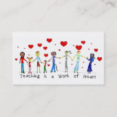 L'enseignement est un travail de Cartes d'informat (Devant)