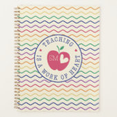 L'Enseignement Est Une Oeuvre De Coeur Motif Arc-C (Devant)