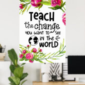 L'enseignement que vous voulez voir poster (Bureau à domicile)