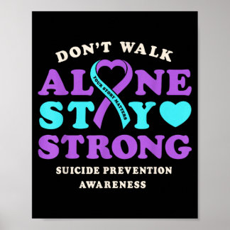 Lent niet alleen preventie bewustzijn lint hart poster