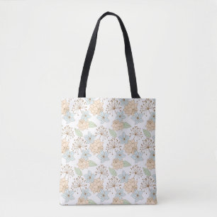 lentasetassen met lentebloemen draagtas
