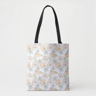 lentasetassen met lentebloemen draagtas