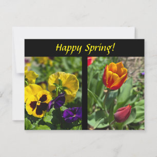 Lentbloemen Briefkaart
