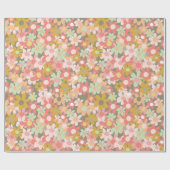 Lentbloemen Cadeaupapier (Vlak)