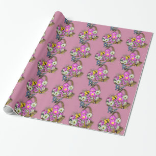 Lentbloemen Cadeaupapier
