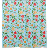 Lentbloemen Douchegordijn (Voorkant)