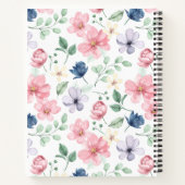 Lentbloemen en -bladeren notitieboek (Achterkant)