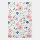 Lentbloemen en -bladeren theedoek (Verticaal)