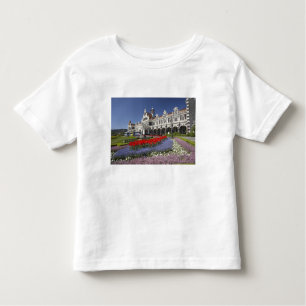 Lentbloemen en historisch spoorwegstation, kinder shirts