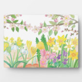 Lentbloemen Fotoplaat (voorkant)