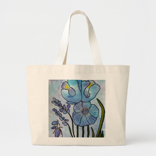 Lentbloemen Grote Tote Bag (Voorkant)