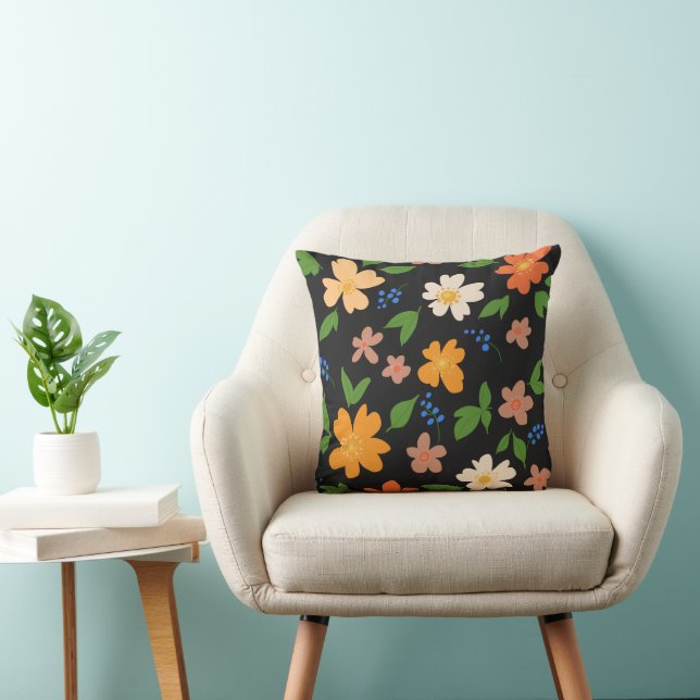 Lentbloemen Kussen (Stoel)