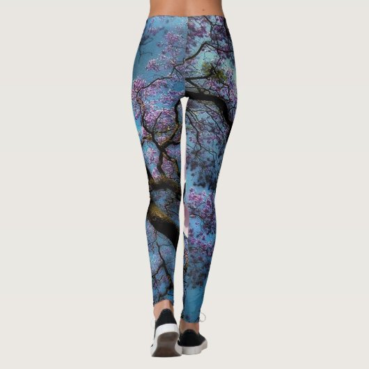 Lentbloemen Leggings (Achterkant)