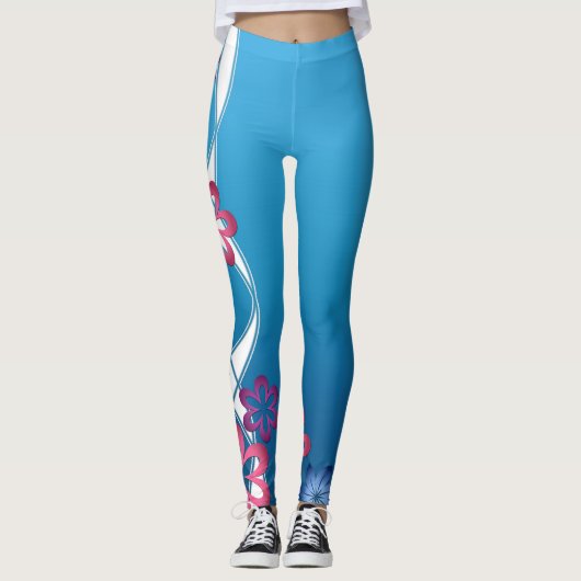 Lentbloemen Leggings (Voorkant)
