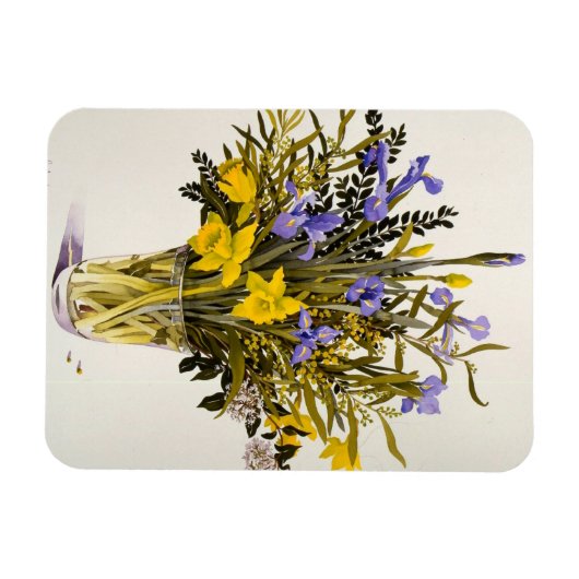 Lentbloemen Magneet (Horizontaal)