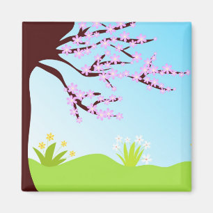 Lentbloemen - Magnet Magneet