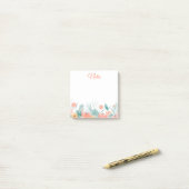 Lentbloemen na de opiniepeiling post-it® notes (Op bureau)